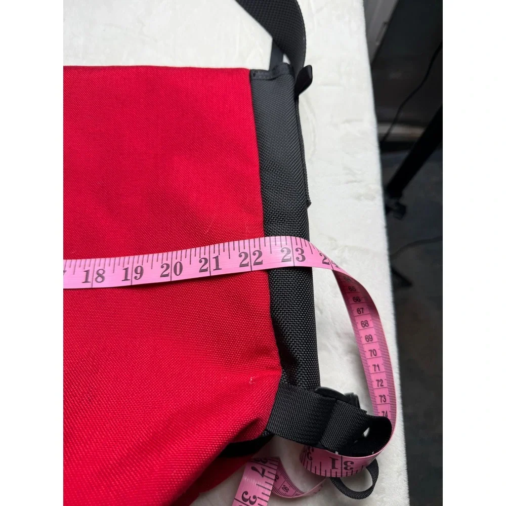 Timbuk2 Designs Messenger Bag Red Black Colorblock Large Commuter Bag